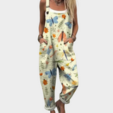 Nika | Lepkés és virágos overall