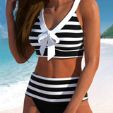 Vitória - Magas derekú csíkos bikini