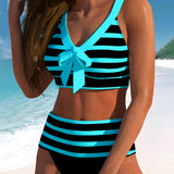Vitória - Magas derekú csíkos bikini
