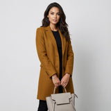 Strukturált trench coat egyenes szabásban, időtlen stílusban