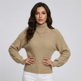 Gyapjú keverékből készült, egyenes szabású pulóver