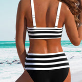 Vitória - Magas derekú csíkos bikini