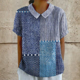 Alina - Patchwork Mintás Ing