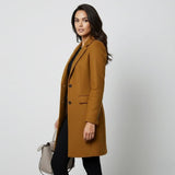 Strukturált trench coat egyenes szabásban, időtlen stílusban