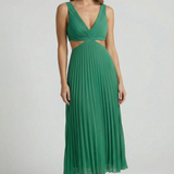 Karina | Elegáns pliszírozott maxi ruha