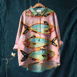 Elisa - Vintage Halmintás Casual Ing