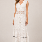 Milica | Boho maxi ruha V kivágással