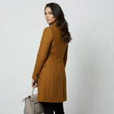 Strukturált trench coat egyenes szabásban, időtlen stílusban