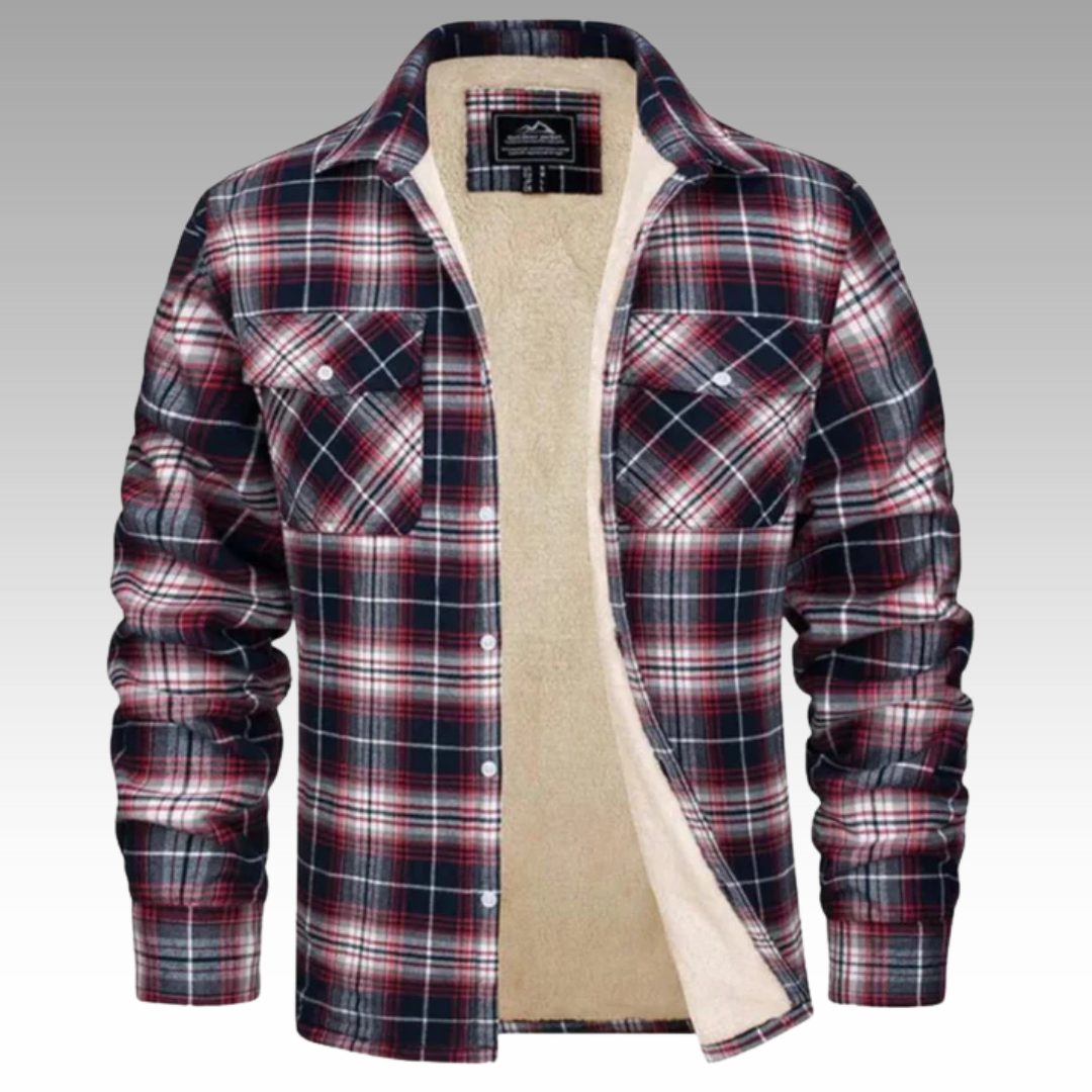 Tiago - Trucker Kabát Csíkos Fleece
