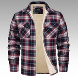 Tiago - Trucker Kabát Csíkos Fleece