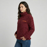 Puha fleece pulóver cipzáros zsebbel