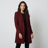 Strukturált trench coat egyenes szabásban, időtlen stílusban