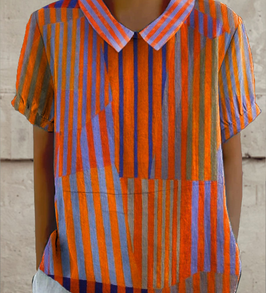 Nina - Geometrikus Csíkos Ing