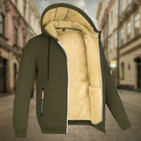 Lourenço - Fleece Kapucnis Pulóver Férfiaknak