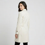 Elegáns pamutkeverék trench coat testhez simuló szabással