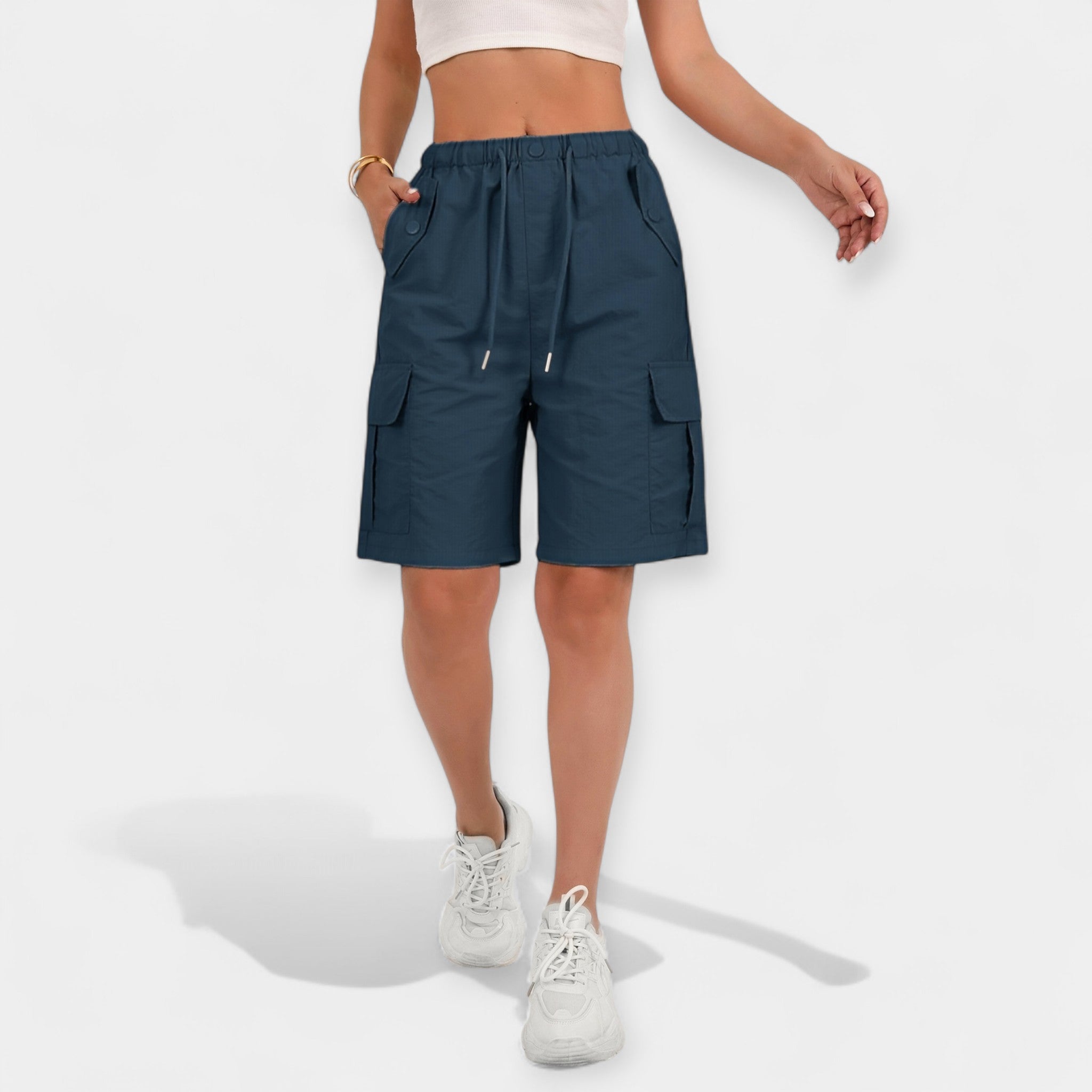 Női Nyári Cargo Rövidnadrág