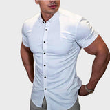 Ricardo - Rövid Ujjú Slim Ing