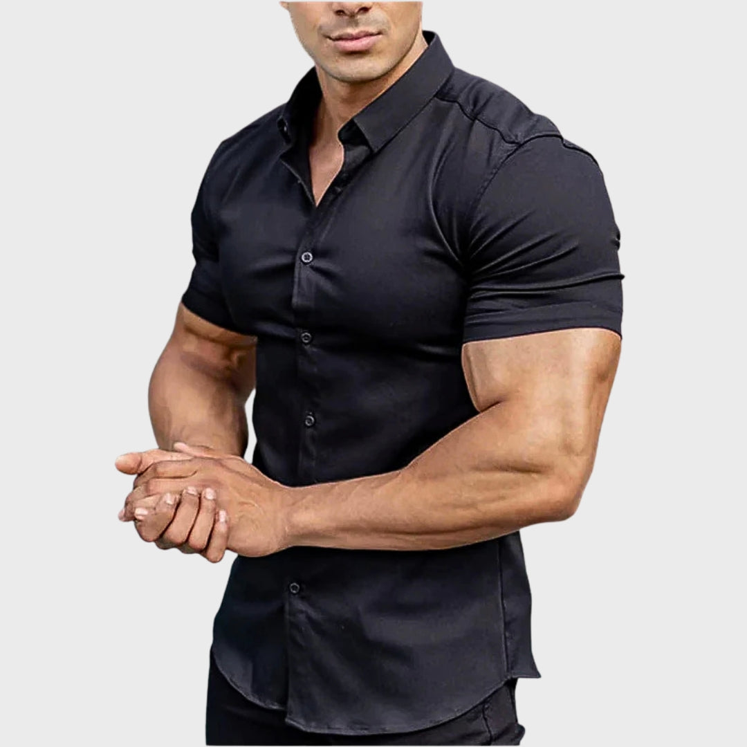 Ricardo - Rövid Ujjú Slim Ing