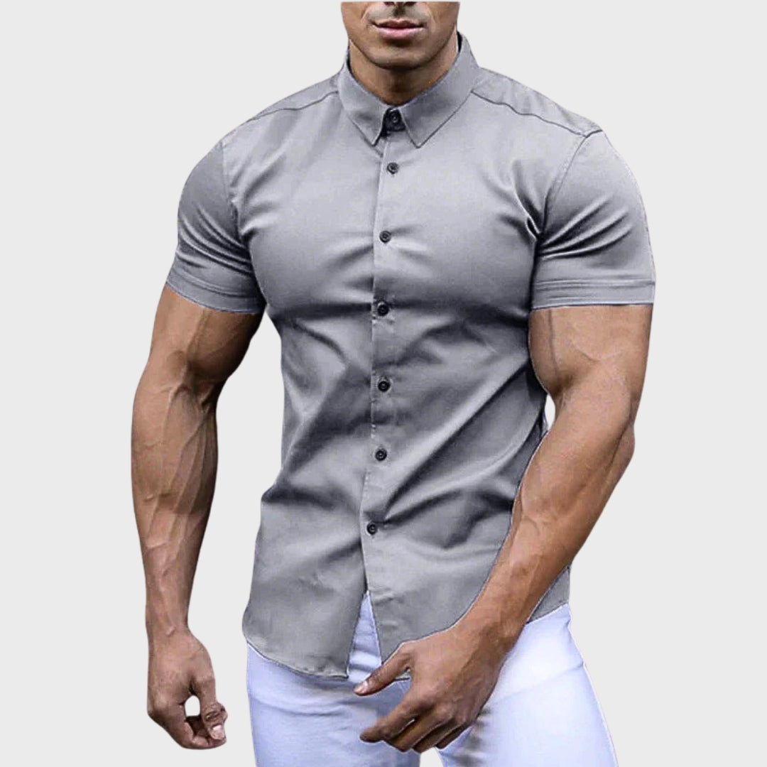 Ricardo - Rövid Ujjú Slim Ing