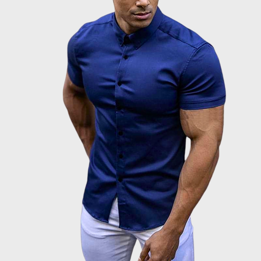 Ricardo - Rövid Ujjú Slim Ing