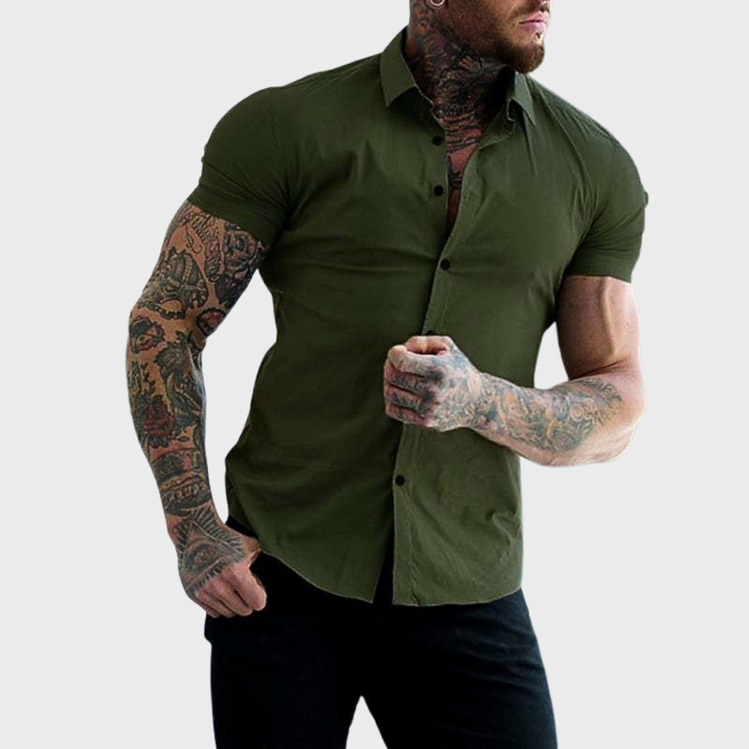 Ricardo - Rövid Ujjú Slim Ing