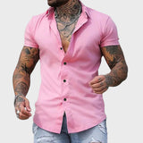 Ricardo - Rövid Ujjú Slim Ing
