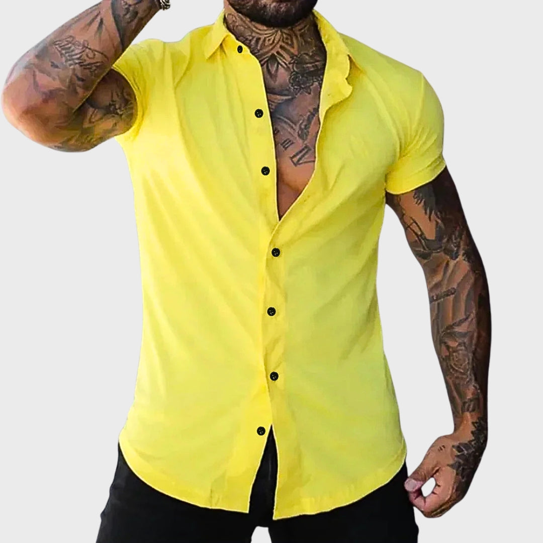 Ricardo - Rövid Ujjú Slim Ing