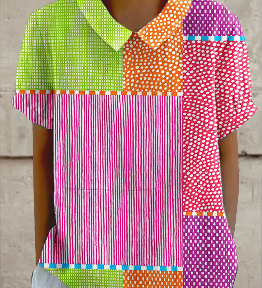 Zara - Színes Patchwork Ing