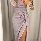 Natália - Elegáns, vállat szabadon hagyó ruha