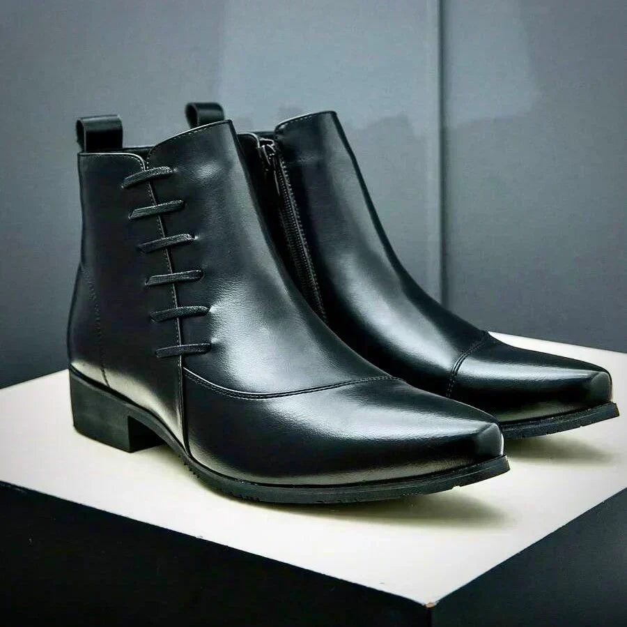 Lourenço - Elegáns Bőr Csizmák