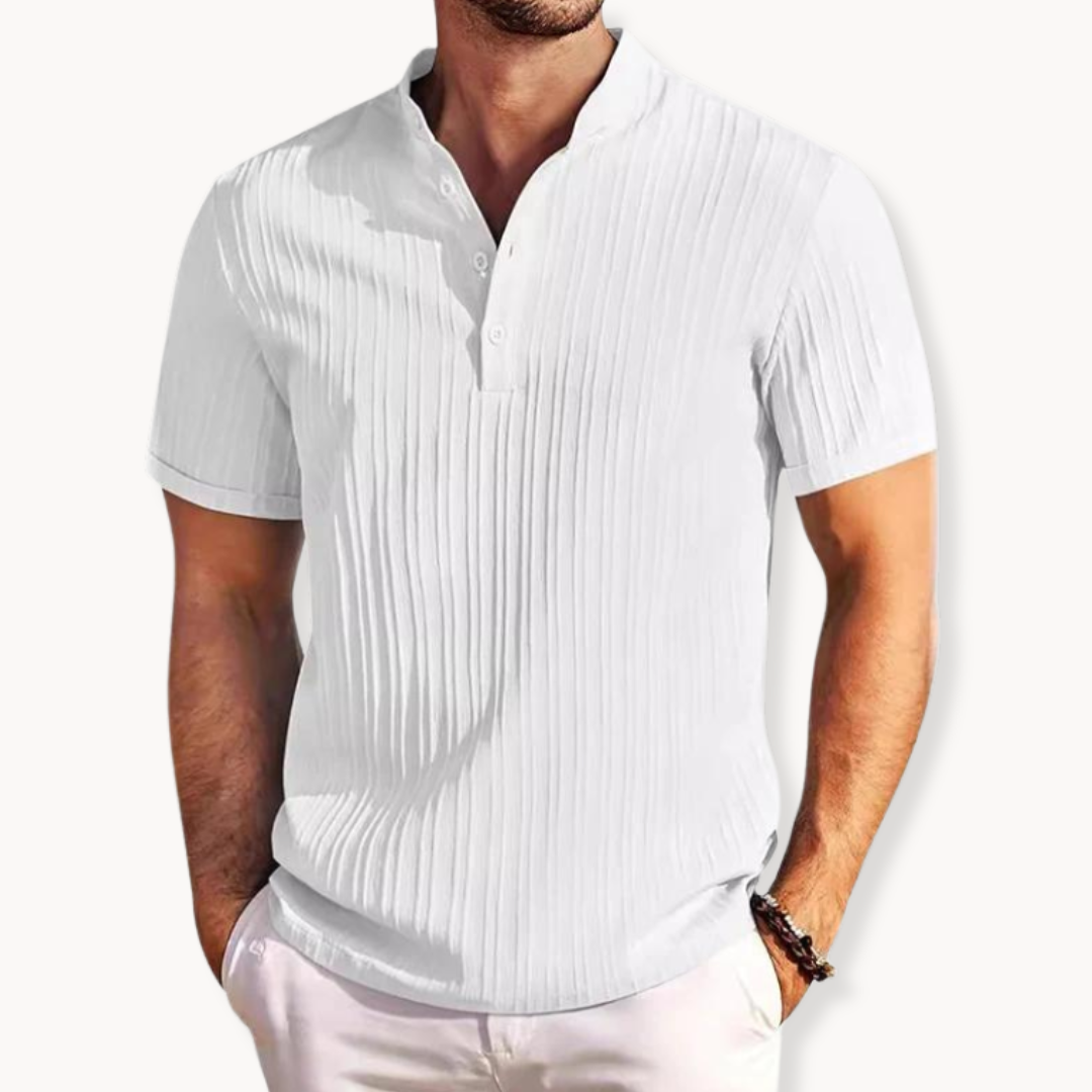 Henley Ing - Rövid Gombos Placket