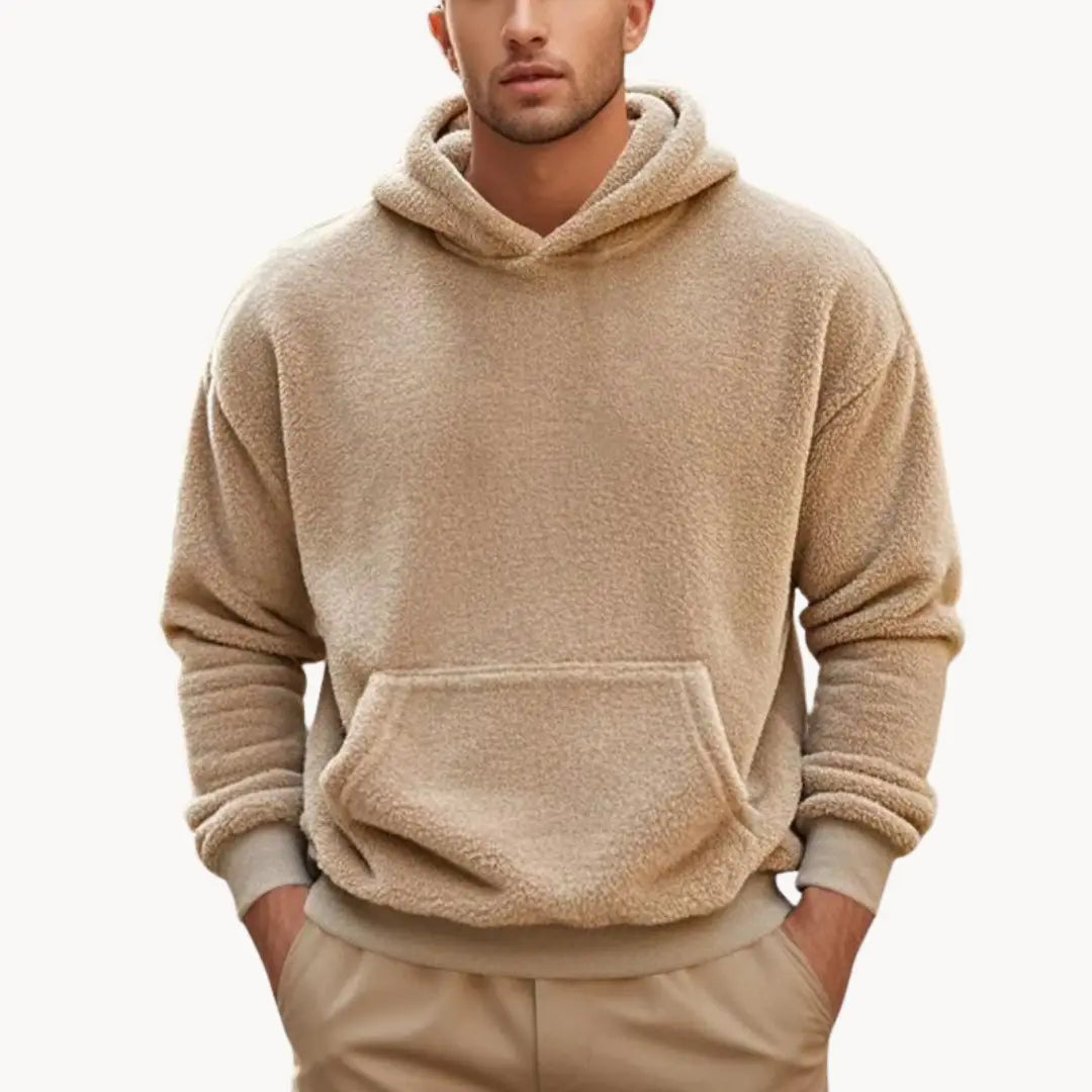 Hoodie - Keverék Fleece Kapucnival