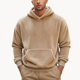 Hoodie - Keverék Fleece Kapucnival