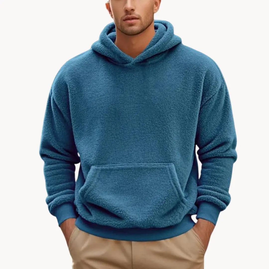 Hoodie - Keverék Fleece Kapucnival
