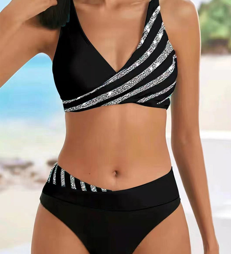 Vera - Meleg Színekben Mintás Bikinik