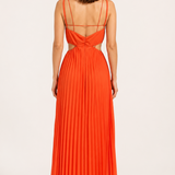 Karina | Elegáns pliszírozott maxi ruha
