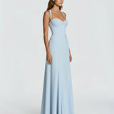 Frederika | Folyékony anyagú maxi ruha