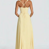 Frederika | Folyékony anyagú maxi ruha