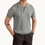 Polo - Texturált Jacquard Keverék