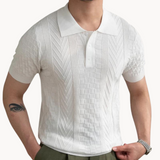 Polo - Texturált Jacquard Keverék