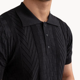 Polo - Texturált Jacquard Keverék