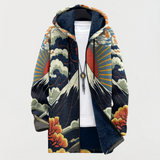 Hoodie napfelkeltés mintával