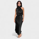 Alba - Szatén Elegancia Ruha