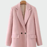 Oversized Kabát Modern Vonallal