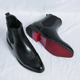 Hugo - Bőr Chelsea Csizmák