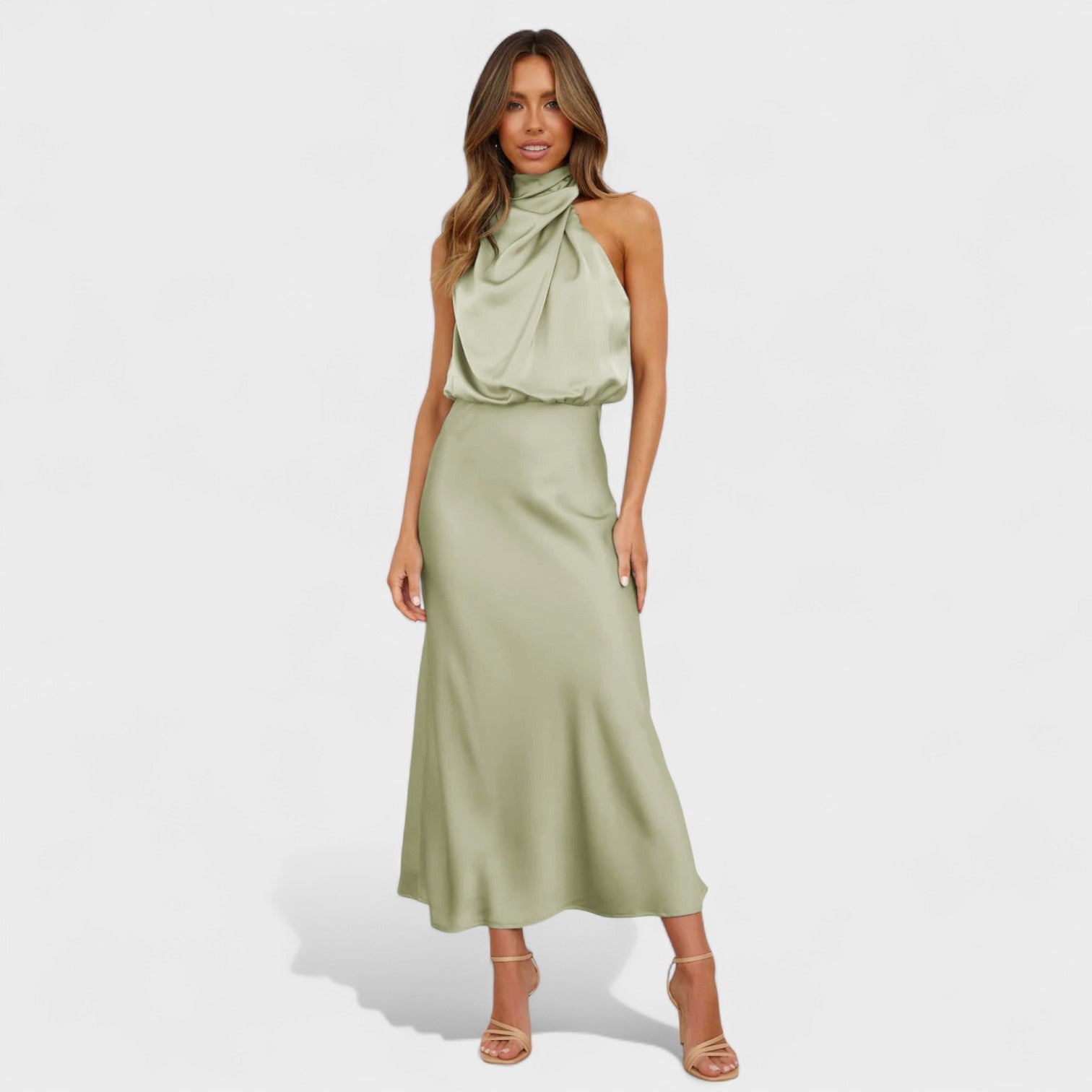 Alba - Szatén Elegancia Ruha