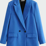 Oversized Kabát Modern Vonallal