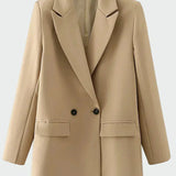 Oversized Kabát Modern Vonallal