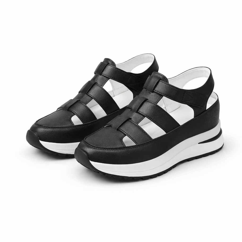Könnyű sportos platform szandál