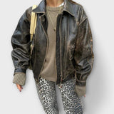 Chandra - Vintage leopárdmintás farmernadrág